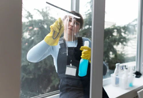 Nettoyage de vitres intérieures et extérieures à Hédouville